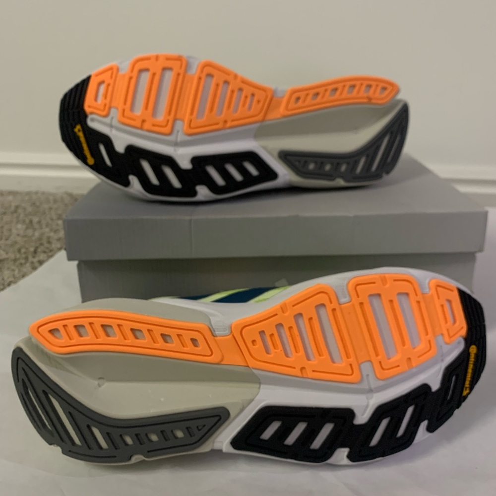 Mens Adidas ADISTAR Pulse Lime / Real Teal / Flash Orange GX3014 Running Size 10 - Picture 9 of 9